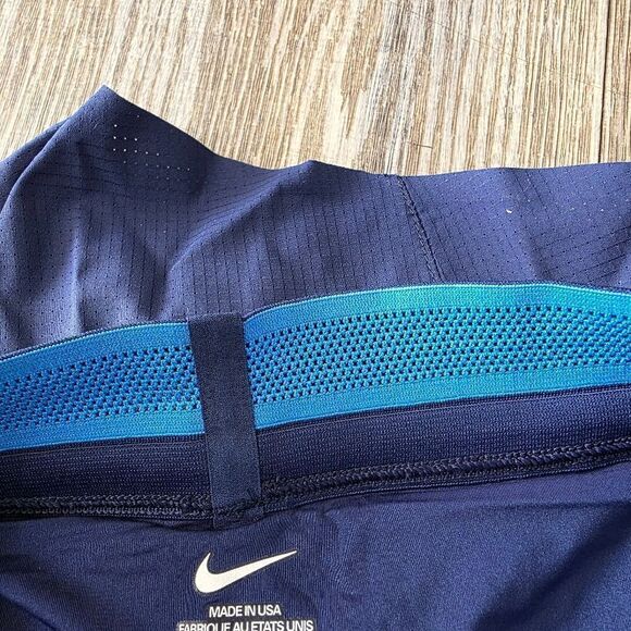Nike Pro Elite USA Olympic Running Shorts Women's Small S Navy Lined New AO845 - Picture 7 of 9